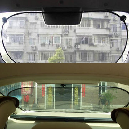 กระจกรถยนต์แบบพับได้สำหรับบล็อกหลังรังสียูวีพร้อมถ้วยดูด, Foldable Shade