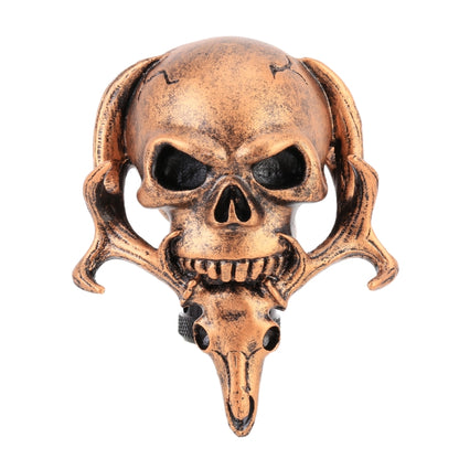 Universal รถ Creative Skull Double Heads Shaped Shifter Cover Manual เกียร์อัตโนมัติ Shift Knob, Double Heads Shaped (Bronze), Double Heads Shaped (Beige), Double Heads Shaped (Silver)