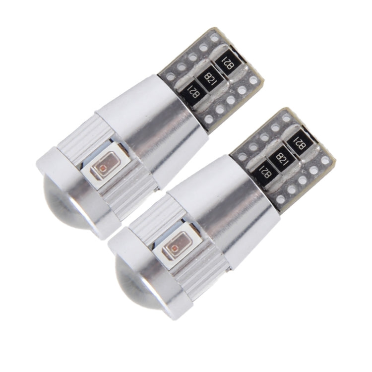2 PCS T10 3W 6 ไฟ LED SMD-5630 ปราศจากข้อผิดพลาดหลอดไฟ Canbus รถ Clearance, DC 12V, 6 SMD-5630 LEDs