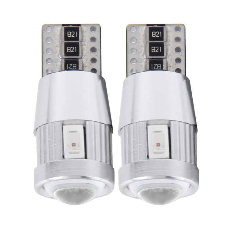 2 PCS T10 3W 6 ไฟ LED SMD-5630 ปราศจากข้อผิดพลาดหลอดไฟ Canbus รถ Clearance, DC 12V, 6 SMD-5630 LEDs