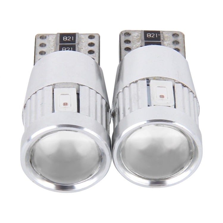 2 PCS T10 3W 6 ไฟ LED SMD-5630 ปราศจากข้อผิดพลาดหลอดไฟ Canbus รถ Clearance, DC 12V, 6 SMD-5630 LEDs