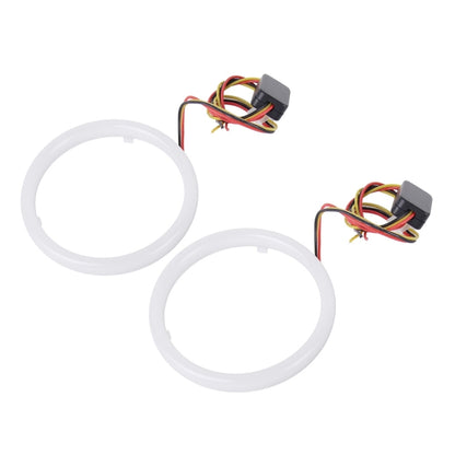 2 ชิ้น 2.5 นิ้ว 3 วัตต์แสงสีขาว + แสงสีเหลืองรถนางฟ้าตาแสง, DC 12V ความยาวสายเคเบิล: 50 ซม., 2.5inch