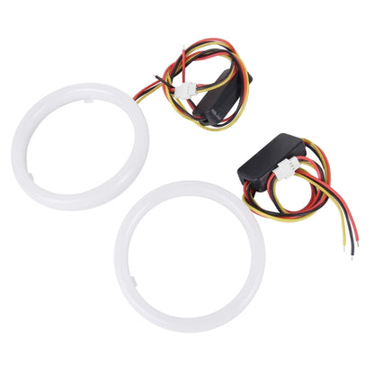2 ชิ้น 3 นิ้ว 6 วัตต์แสงสีขาว + แสงสีเหลืองรถนางฟ้าตาแสง, DC 12 โวลต์ความยาวสายเคเบิล: 50 เซนติเมตร, 3inch