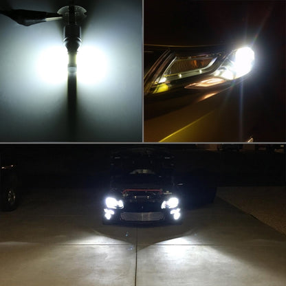 2 ชิ้น H1 DC12V / 4.5W / 6000K / 360LM ไฟตัดหมอก LED รถยนต์พร้อมลูกปัดโคมไฟ CSP 6 ชิ้น, แสงสีขาว, H1 (Black), H1 (Silver)