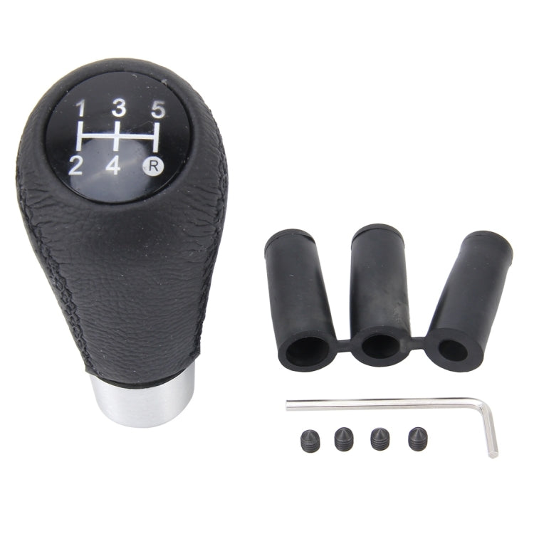 Universal 5-Speed Manual Shift Knobเกียร์ธรรมดาShift Knob Stick Head Fitสำหรับรถทั้งหมด