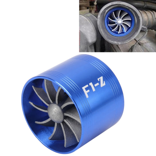 รถสแตนเลส Universal Supercharger F1-Z ด้านข้าง Turbine Air Intake การใช้ Saver Turbo Turboing Charger ชุดพัดลมชุด, Single Side