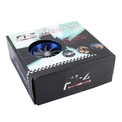 รถสแตนเลส Universal Supercharger F1-Z ด้านข้าง Turbine Air Intake การใช้ Saver Turbo Turboing Charger ชุดพัดลมชุด, Single Side