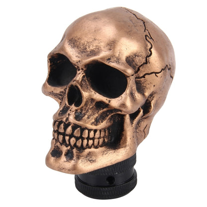 Universal Skull Head Shape เรซิ่น ABS Manual หรือเกียร์อัตโนมัติ Shift Knob Fit สำหรับรถทุกคัน, Gear Shift Knob 9