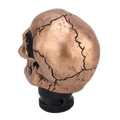 Universal Skull Head Shape เรซิ่น ABS Manual หรือเกียร์อัตโนมัติ Shift Knob Fit สำหรับรถทุกคัน, Gear Shift Knob 9
