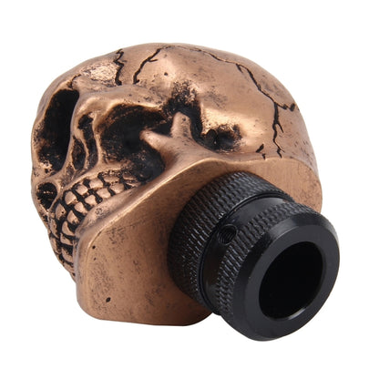 Universal Skull Head Shape เรซิ่น ABS Manual หรือเกียร์อัตโนมัติ Shift Knob Fit สำหรับรถทุกคัน, Gear Shift Knob 9