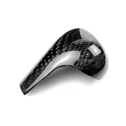 สำหรับขับรถซ้าย Universal คาร์บอนไฟเบอร์เกียร์รถเกียร์ SHIFT KNOB ดัดแปลง Shifter LEVER KNOB สำหรับ AUDI A4 / A5 / A6 / A7 / Q5 Q7, A7 / Q5 Q7