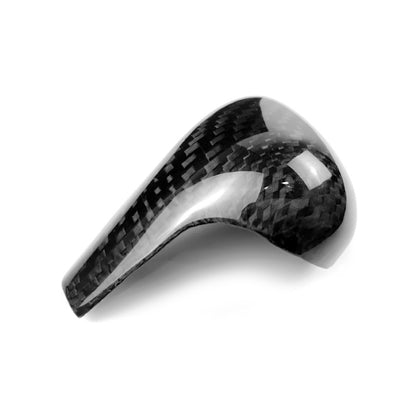 สำหรับขับรถซ้าย Universal คาร์บอนไฟเบอร์เกียร์รถเกียร์ SHIFT KNOB ดัดแปลง Shifter LEVER KNOB สำหรับ AUDI A4 / A5 / A6 / A7 / Q5 Q7, A7 / Q5 Q7
