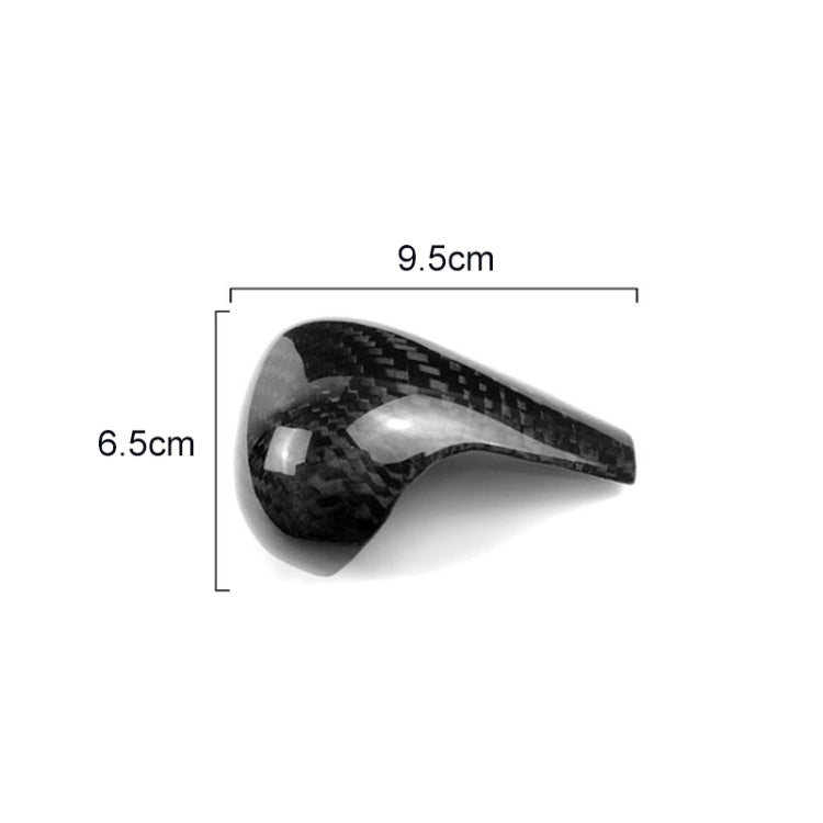 สำหรับขับรถซ้าย Universal คาร์บอนไฟเบอร์เกียร์รถเกียร์ SHIFT KNOB ดัดแปลง Shifter LEVER KNOB สำหรับ AUDI A4 / A5 / A6 / A7 / Q5 Q7, A7 / Q5 Q7