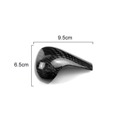 สำหรับขับรถซ้าย Universal คาร์บอนไฟเบอร์เกียร์รถเกียร์ SHIFT KNOB ดัดแปลง Shifter LEVER KNOB สำหรับ AUDI A4 / A5 / A6 / A7 / Q5 Q7, A7 / Q5 Q7