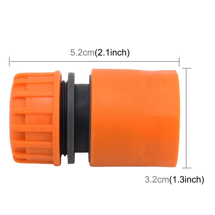 ตัวเชื่อมต่อท่อเครื่องมือทำสวน Quick Connectors ซ่อมแซมอะแดปเตอร์รั่วที่เสียหายสวนน้ำชลประทาน 1/2 นิ้วตัวเชื่อมต่อข้อต่อสวนชลประทานรดน้ำปืนตรง, การจัดส่งสีแบบสุ่ม, For 1/2 inch Water Pipes