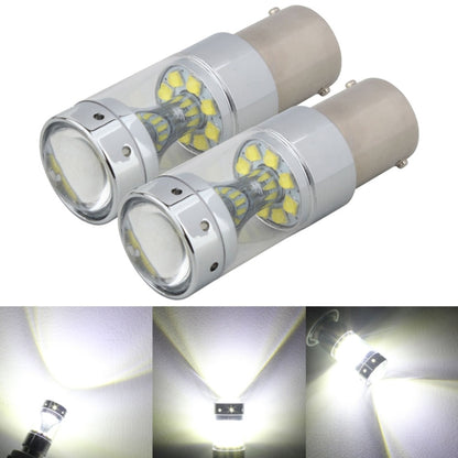 2 ชิ้น 1157/BAY15D 60 วัตต์ไฟเบรกรถยนต์อัตโนมัติพร้อมหลอดไฟ CREE XB-D 12 ดวง, DC 12V, 1157
