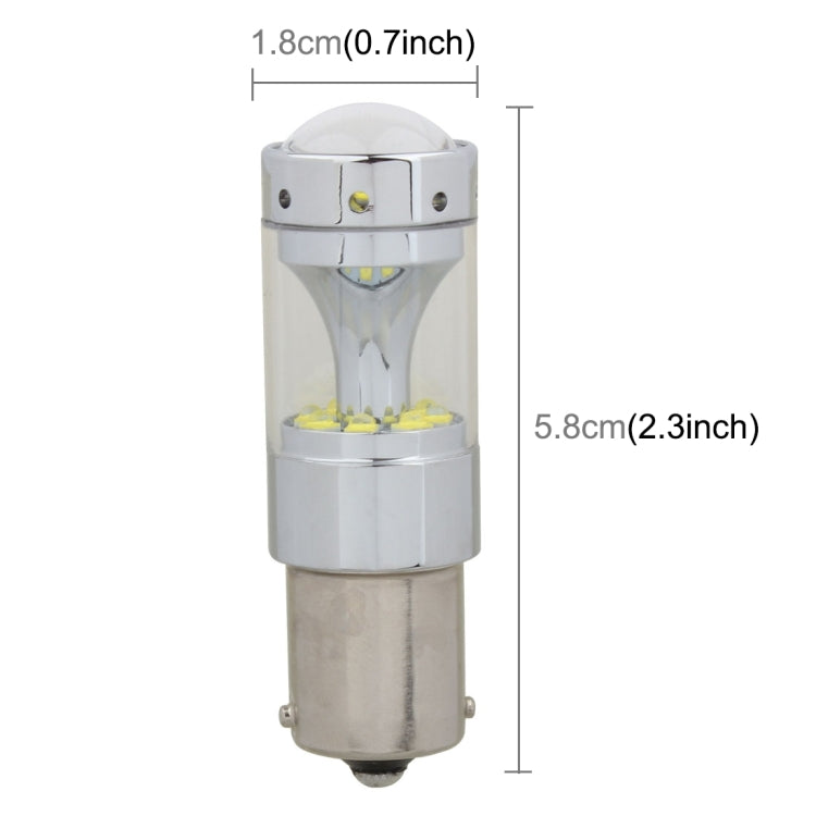 2 ชิ้น 1157/BAY15D 60 วัตต์ไฟเบรกรถยนต์อัตโนมัติพร้อมหลอดไฟ CREE XB-D 12 ดวง, DC 12V, 1157