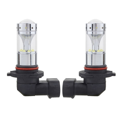 2 ชิ้น 9005 60 วัตต์ 1200 LM 6000K ไฟตัดหมอกรถยนต์พร้อมหลอดไฟ LED CREE XB-D 12 ดวง DC 12V, 9005