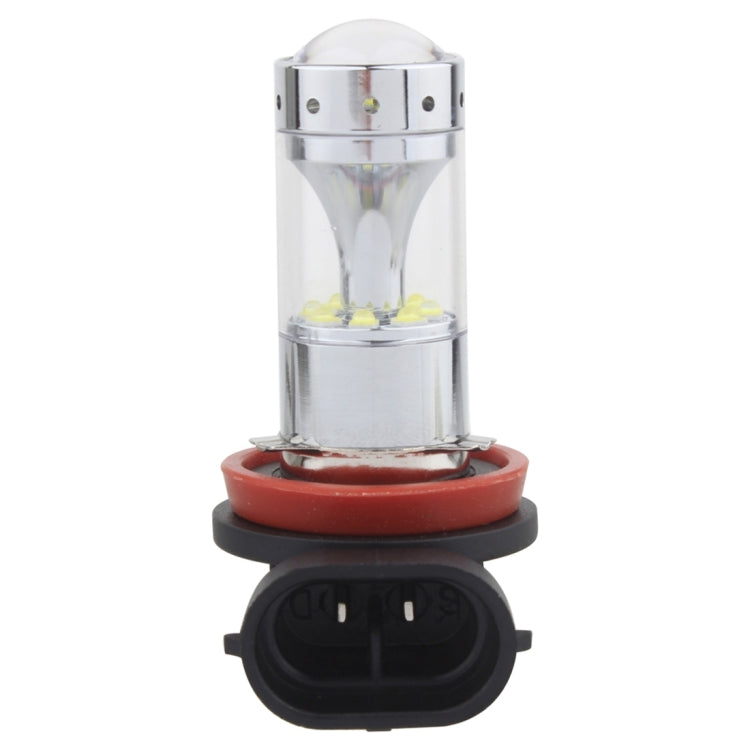 2 ชิ้น H8/H11 60W 1200 LM 6000K ไฟตัดหมอกรถยนต์พร้อมหลอดไฟ LED CREE XB-D 12 ดวง, DC 12V, H8/H11