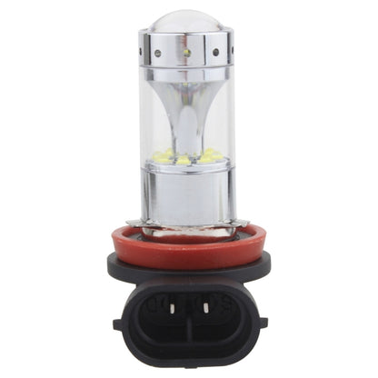 2 ชิ้น H8/H11 60W 1200 LM 6000K ไฟตัดหมอกรถยนต์พร้อมหลอดไฟ LED CREE XB-D 12 ดวง, DC 12V, H8/H11