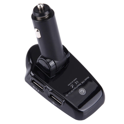 T11 เครื่องส่งสัญญาณ FM Bluetooth เครื่องเล่น MP3 ในรถยนต์พร้อมจอแสดงผล LED รองรับการชาร์จ USB คู่และแฮนด์ฟรีและการ์ด TF และฟังก์ชั่นเล่นเพลงดิสก์ U, T11