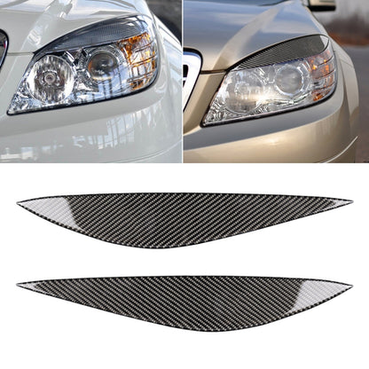 รถคิ้วไฟคาร์บอนไฟเบอร์สำหรับ Mercedes-Benz W204 Pre-Facelift 2008-2011, For Mercedes-Benz W204