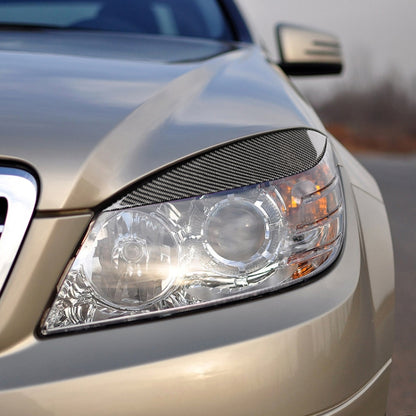 รถคิ้วไฟคาร์บอนไฟเบอร์สำหรับ Mercedes-Benz W204 Pre-Facelift 2008-2011, For Mercedes-Benz W204