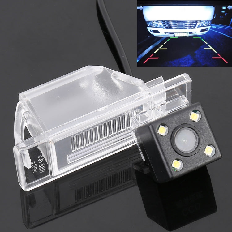 656x492 พิกเซลที่มีประสิทธิภาพ HD กันน้ำ 4 LED Night Vision มุมกว้างรถมองหลังสำรองกล้องถอยหลังสำหรับนิสสันตระเวน 2017-2018 / เตะ 2017-2018, For Nissan Patrol 2017-2018 / Kicks 2017-2018