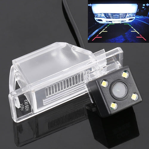 656x492 พิกเซลที่มีประสิทธิภาพ HD กันน้ำ 4 LED Night Vision มุมกว้างรถมองหลังสำรองกล้องถอยหลังสำหรับนิสสันตระเวน 2017-2018 / เตะ 2017-2018, For Nissan Patrol 2017-2018 / Kicks 2017-2018
