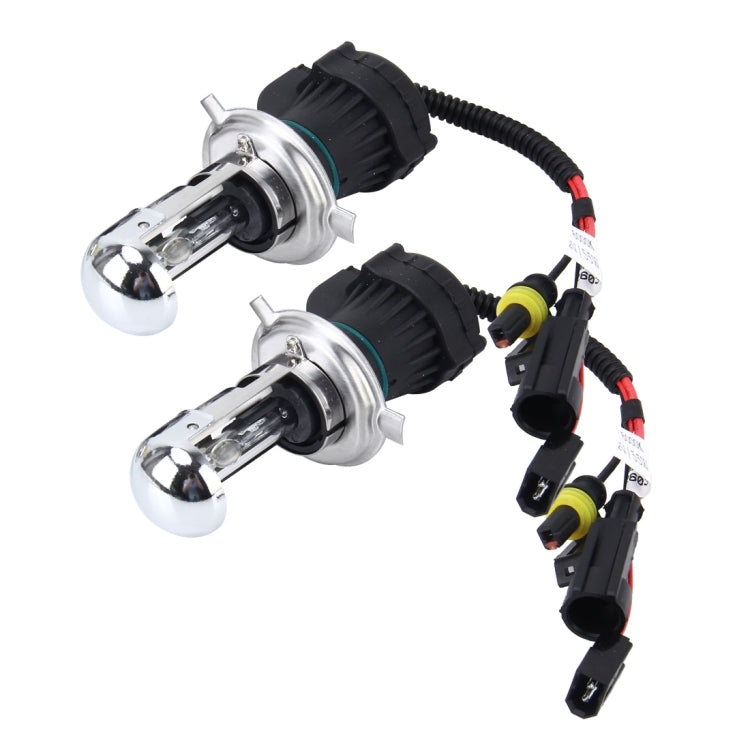 2 ชิ้น H4 55W 6000K HID หลอดไฟซีนอนไฟโคมไฟ, AC 12V, H4