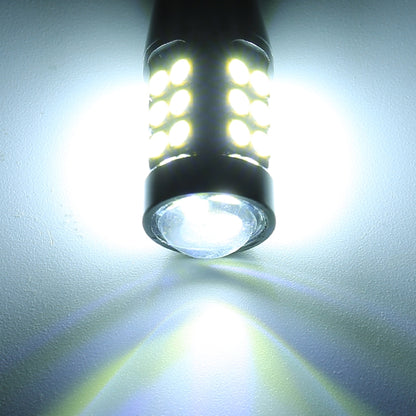 2 ชิ้น T15 DC9-16V / 7.5W / 6000K / 600LM รถยนต์ไฟถอยหลังอัตโนมัติ 27LEDs หลอดไฟ SMD-3030, T15 DC9-16V / 7.5W