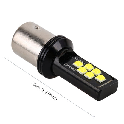 2 ชิ้น 1156 DC9-16V / 3.5W ไฟเลี้ยวรถอัตโนมัติ 12LEDs หลอดไฟ SMD-ZH3030 พร้อมกระแสไฟคงที่, 1156 (White Light), 1156