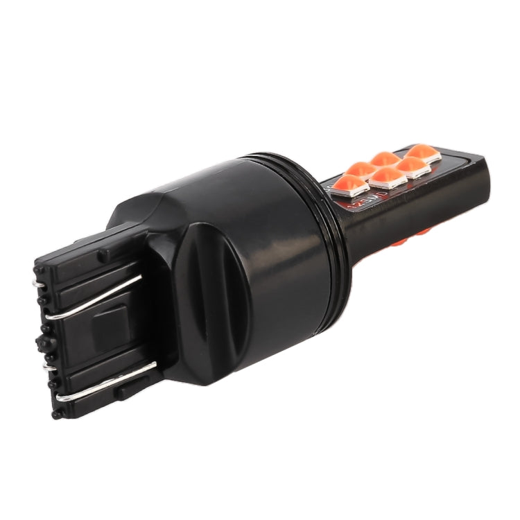 2 ชิ้น 7443 DC9-16V / 3.5W ไฟเบรกรถยนต์อัตโนมัติ 12LEDs หลอดไฟ SMD-ZH3030 พร้อมกระแสคงที่, 7443