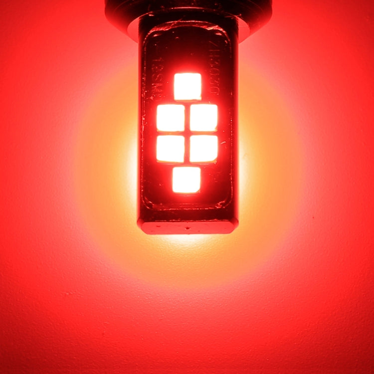 2 ชิ้น 7443 DC9-16V / 3.5W ไฟเบรกรถยนต์อัตโนมัติ 12LEDs หลอดไฟ SMD-ZH3030 พร้อมกระแสคงที่, 7443