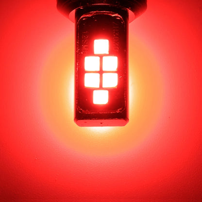 2 ชิ้น 7443 DC9-16V / 3.5W ไฟเบรกรถยนต์อัตโนมัติ 12LEDs หลอดไฟ SMD-ZH3030 พร้อมกระแสคงที่, 7443