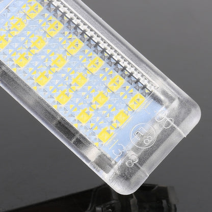 2 ชิ้น DC12V / 1.5 วัตต์ / 6000K / 100LM รถที่วางเท้าไฟช่องวางเท้าโคมไฟโคมไฟที่นั่ง 18LEDs SMD-3528 โคมไฟสำหรับโฟล์คสวาเกน, Car Foot Nest Lights