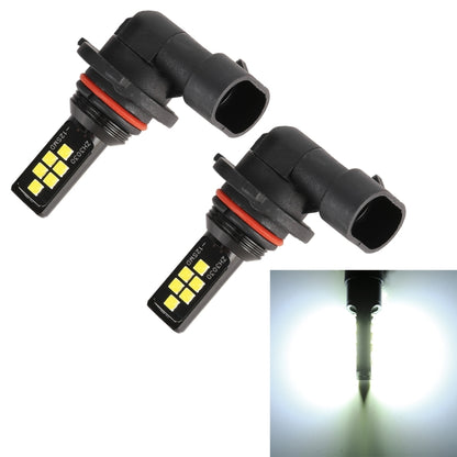 2 ชิ้น 9006 DC9-16V / 3.5W / 6000K / 320LM ไฟตัดหมอกรถยนต์อัตโนมัติ 12LEDs หลอดไฟ SMD-ZH3030 พร้อมกระแสไฟคงที่, 9006