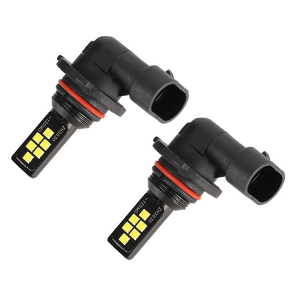 2 ชิ้น 9006 DC9-16V / 3.5W / 6000K / 320LM ไฟตัดหมอกรถยนต์อัตโนมัติ 12LEDs หลอดไฟ SMD-ZH3030 พร้อมกระแสไฟคงที่, 9006