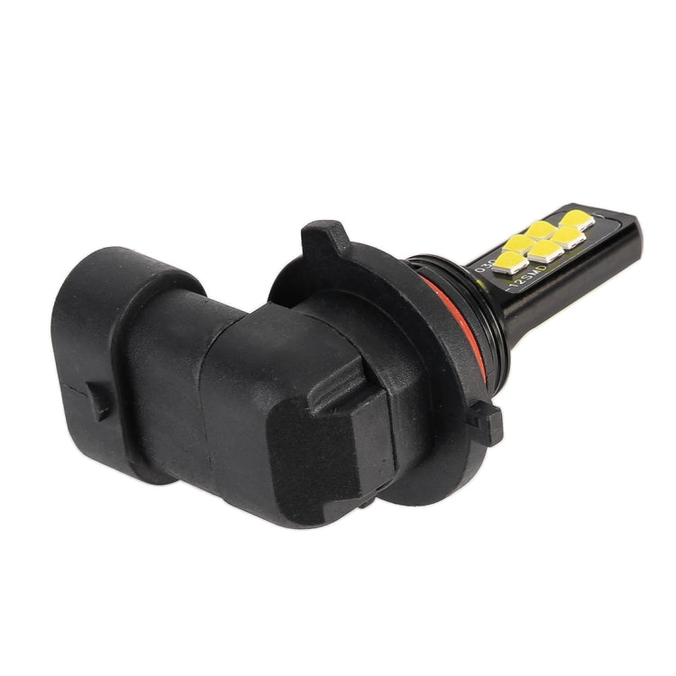 2 ชิ้น 9006 DC9-16V / 3.5W / 6000K / 320LM ไฟตัดหมอกรถยนต์อัตโนมัติ 12LEDs หลอดไฟ SMD-ZH3030 พร้อมกระแสไฟคงที่, 9006