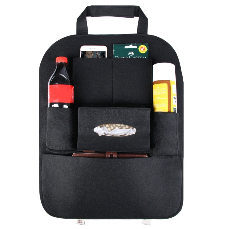 KANEED Auto Car Backseat Organizer Multi-Pocket กระเป๋าเดินทางสำหรับแว่นตากันแดดโทรศัพท์เนื้อเยื่อเครื่องดื่มเครื่องดื่มกระป๋อง, Storage Bag