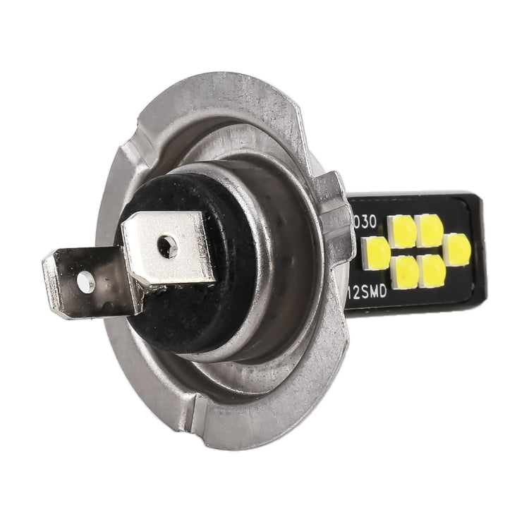 2 ชิ้น H7 DC9-16V / 3.5W / 6000K / 320LM ไฟตัดหมอกรถยนต์อัตโนมัติ 12LEDs โคมไฟ SMD-ZH3030 พร้อมกระแสไฟคงที่, H7