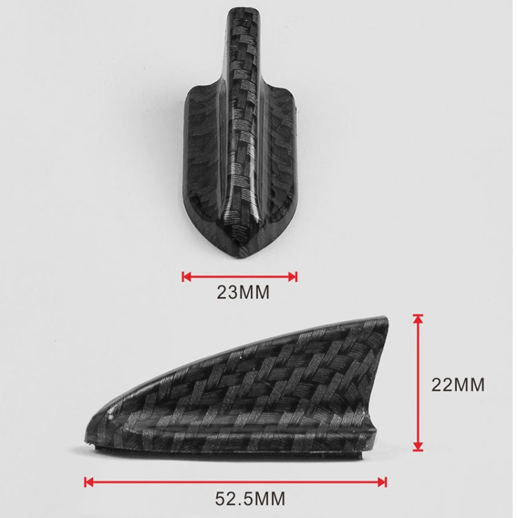 10 ชิ้น Universal รถคาร์บอนไฟเบอร์ Shark Fin Diffuser Vortex เครื่องกำเนิดไฟฟ้าหลังคาสปอยเลอร์, Carbon Fiber