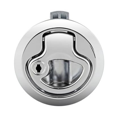 RV/Yacht/ห้องน้ำประตู Catch LATCH Release ตู้ประตูลิ้นชักตู้ Locker พร้อมกุญแจ, Washroom Door Catch Latch (Silver)
