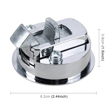 RV/Yacht/ห้องน้ำประตู Catch LATCH Release ตู้ประตูลิ้นชักตู้ Locker พร้อมกุญแจ, Washroom Door Catch Latch (Silver)