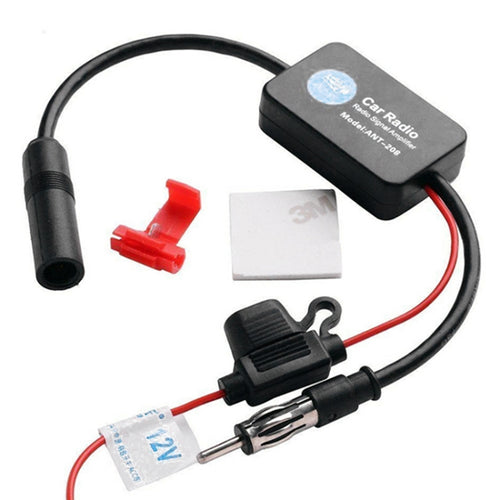 Universal 12V วิทยุ FM เสาอากาศสัญญาณ AMP Amplifier Booster สำหรับ Marine รถเรือ 330 มม.FM เครื่องขยายเสียง, 330mm FM Amplifier