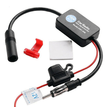 Universal 12V วิทยุ FM เสาอากาศสัญญาณ AMP Amplifier Booster สำหรับ Marine รถเรือ 330 มม.FM เครื่องขยายเสียง, 330mm FM Amplifier
