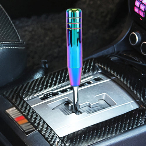 Universal สีสันแถบยาวรูปร่างเกียร์รถเกียร์ Shift Knob ดัดแปลง Shifter Lever Knob, ความยาว: 18 ซม, Length: 18cm (Colorful)
