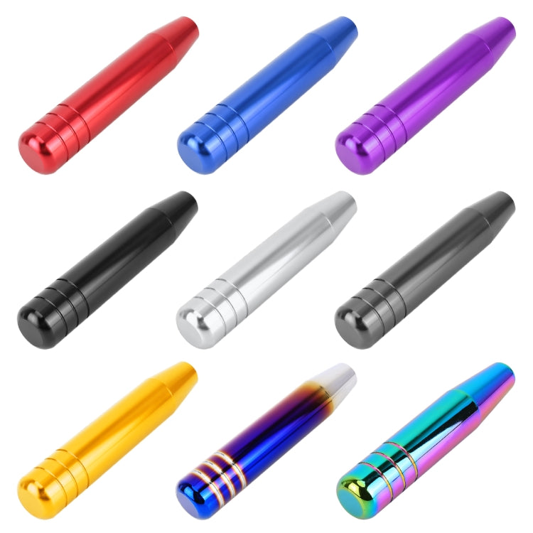 Universal สีสันแถบยาวรูปร่างเกียร์รถเกียร์ Shift Knob ดัดแปลง Shifter Lever Knob, ความยาว: 18 ซม, Length: 18cm (Colorful)