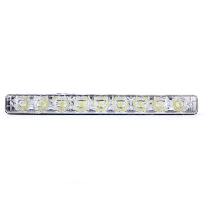 2 ชิ้น LD-008 5730-9SMD 15 วัตต์ 1500 LM 7000K แสงสีขาวไฟวิ่งกลางวัน DC 12V, White Light+15W 1500LM/7000K