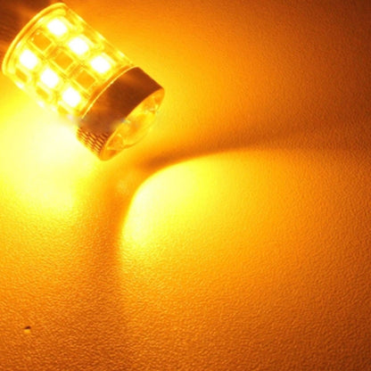 2 ชิ้น T20/7440 10 วัตต์ 1000LM 6000K สีขาว + สีเหลืองแสง DRL และไฟเลี้ยวพร้อมหลอดไฟ LED SMD-5730 20 ดวง DC 12-24V, T20 20 SMD-5730-LED Lamps